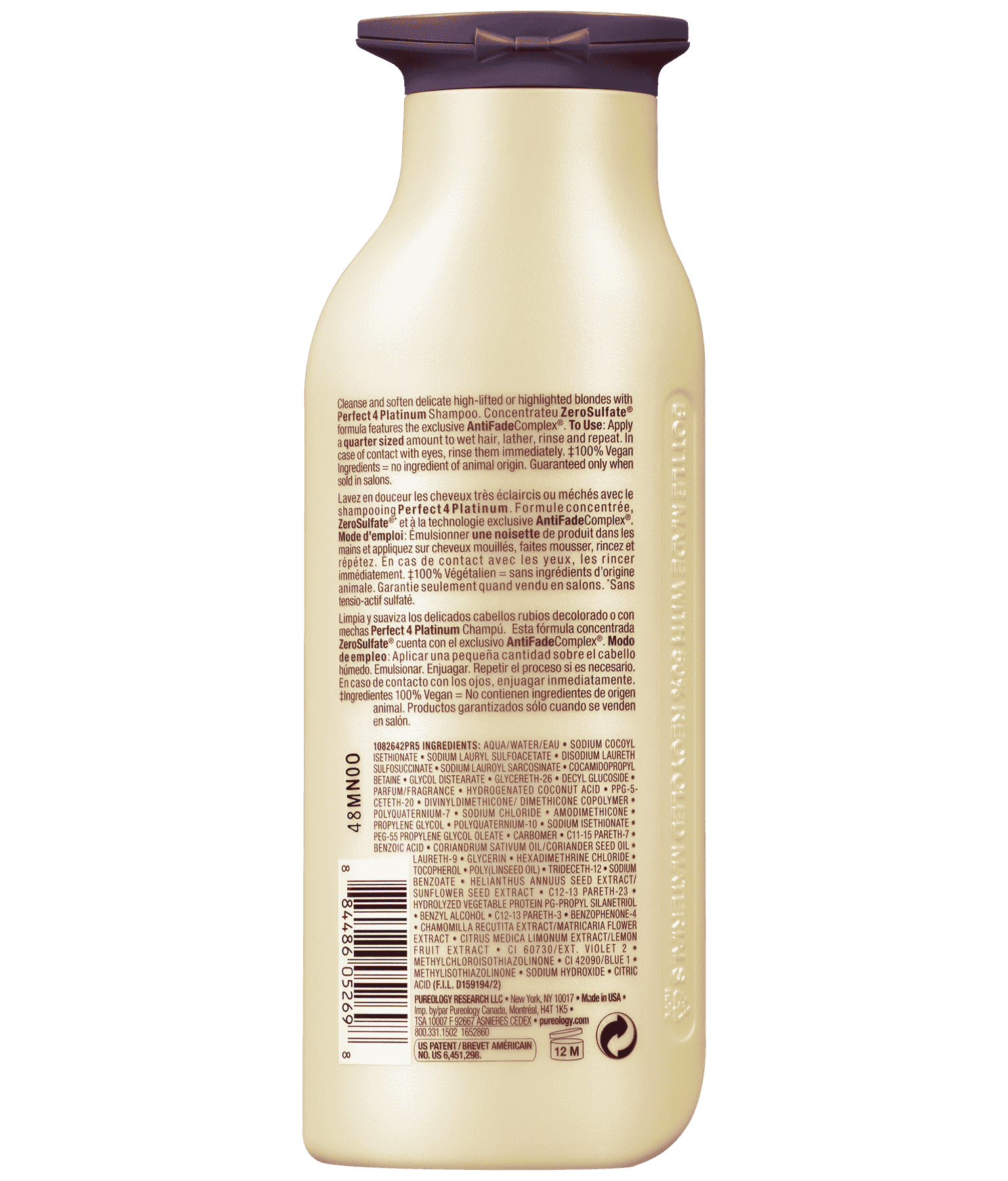 Perfect 4 Platinum Blonde Shampoo Ingredients